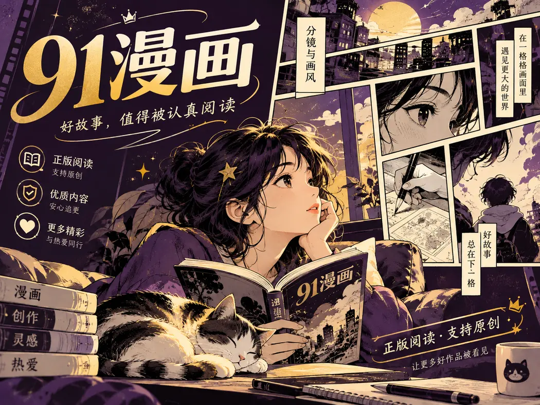 91漫画主题插画